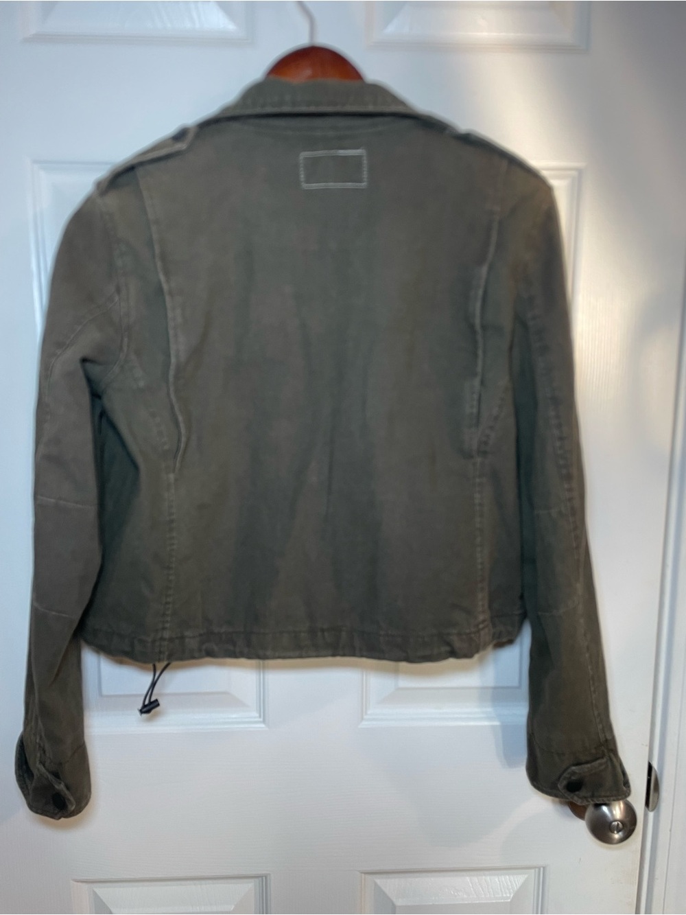 Rag & Bone/JEAN Olive Green Military Utility Jacket Women’s Small - Picture 10 of 12